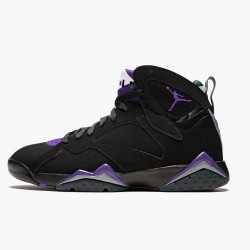 Jordan 7 Retro Ray Allen Black Fierce Purpler Dark Stee Herre 304775-053 Jordan sko