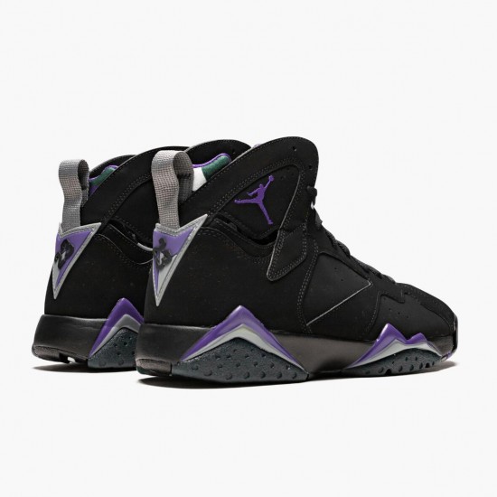 Jordan 7 Retro Ray Allen Black Fierce Purpler Dark Stee Herre 304775-053 Jordan sko