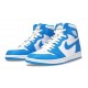 Jordans 1 High UNC' Blue Blue 555088 117 blå Jordan Sko