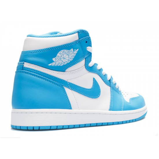 Jordans 1 High UNC' Blue Blue 555088 117 blå Jordan Sko