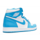 Jordans 1 High UNC' Blue Blue 555088 117 blå Jordan Sko