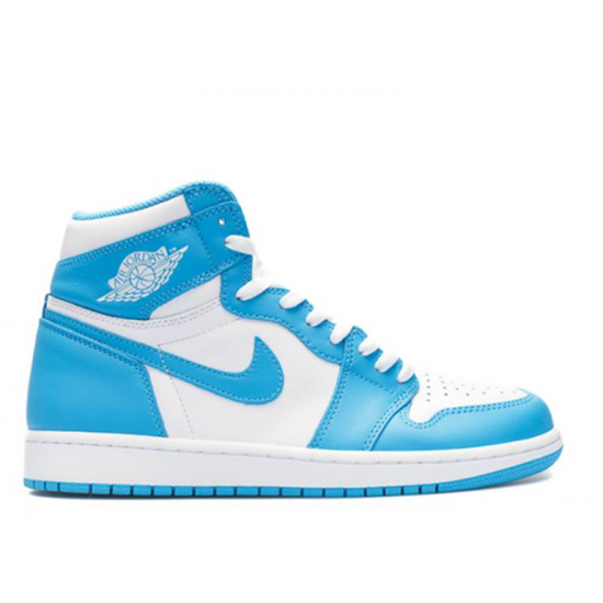 Jordans 1 High UNC' Blue Blue 555088 117 blå Jordan Sko