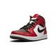 Jordans 1 Mid Chicago Black Toe BLACK 554724 069 sort Jordan Sko