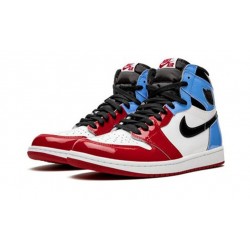 Jordans 1 High Fearless Blue Red CK5666-100 blå rød Jordan Sko