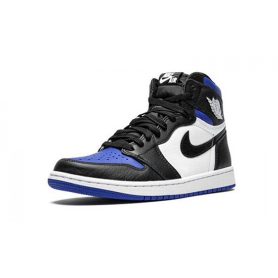 Jordans 1 High OG “Royal Toe BLACK 555088 041 sort Jordan Sko