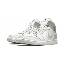 Jordans 1 Mid WHITE DC9035 100 hvid Jordan Sko