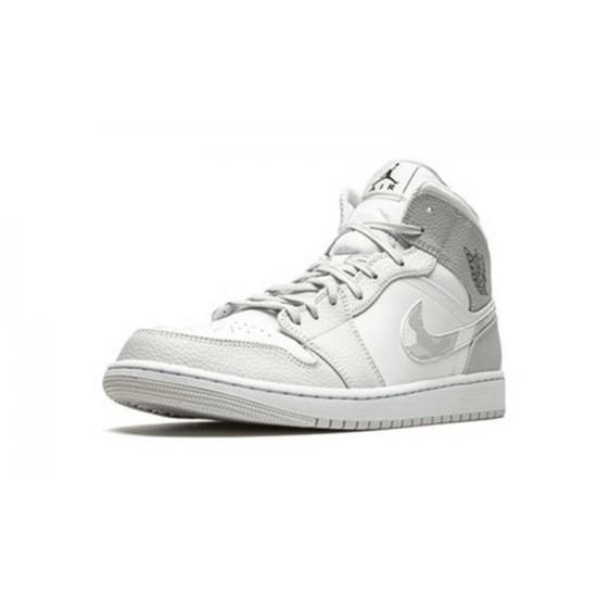 Jordans 1 Mid WHITE DC9035 100 hvid Jordan Sko