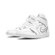 Jordans 1 Mid Iridescent Reflective White CK6587 100 hvid Jordan Sko