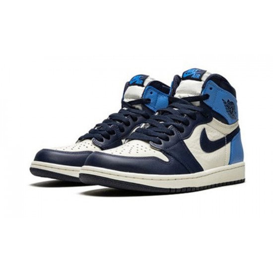 Jordans 1 High OG “Obsidian 555088 140 Sail Jordan Sko