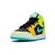 Jordans 1 Mid GS Aurora Green Optic-Yel Green BQ6931 037 grøn Jordan Sko