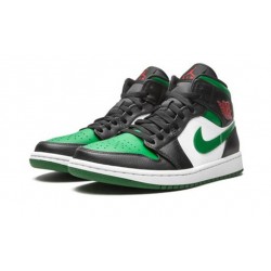 Jordans 1 Mid Incredible Hulk BLACK 554724 067 sort Jordan Sko