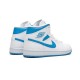 Jordans 1 Mid Sail Light Blue UNIVERSITY BLUE BQ6472 114 blå Jordan Sko