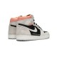 Jordans 1 High OG Neutral Grey Hyper Crimson 555088 018 Grey Jordan Sko