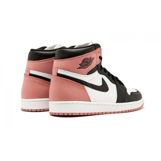 Jordans 1 High OG Rust Pink WHITE 861428 101 hvid Jordan Sko