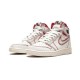 Jordans 1 High Phantom Gym Red SAIL 575441 160 Sail Jordan Sko