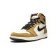 Jordans 1 High Rookie of the Year GOLDEN HARVEST 555088 700 guld Jordan Sko