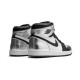 Jordans 1 High Silver Toe BLACK CD0461 001 sort Jordan Sko