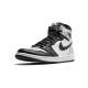 Jordans 1 High Silver Toe BLACK CD0461 001 sort Jordan Sko