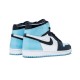 Jordans 1 High UNC Patent Leather OBSIDIAN CD0461 401 blå Jordan Sko