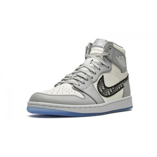 Jordans 1 High WOLF GREY CN8607 002 Grey Jordan Sko