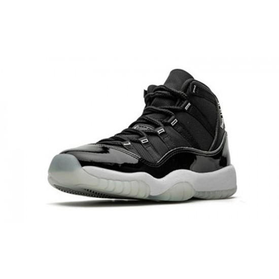 Jordans 11th Anniversary BLACK 378038 011 sort Jordan Sko