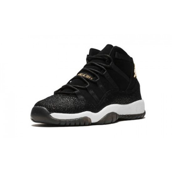 Jordans 11 Heiress BLACK 852625 030 sort Jordan Sko