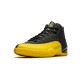 Jordans 12 University Gold BLACK 130690 070 sort Jordan Sko