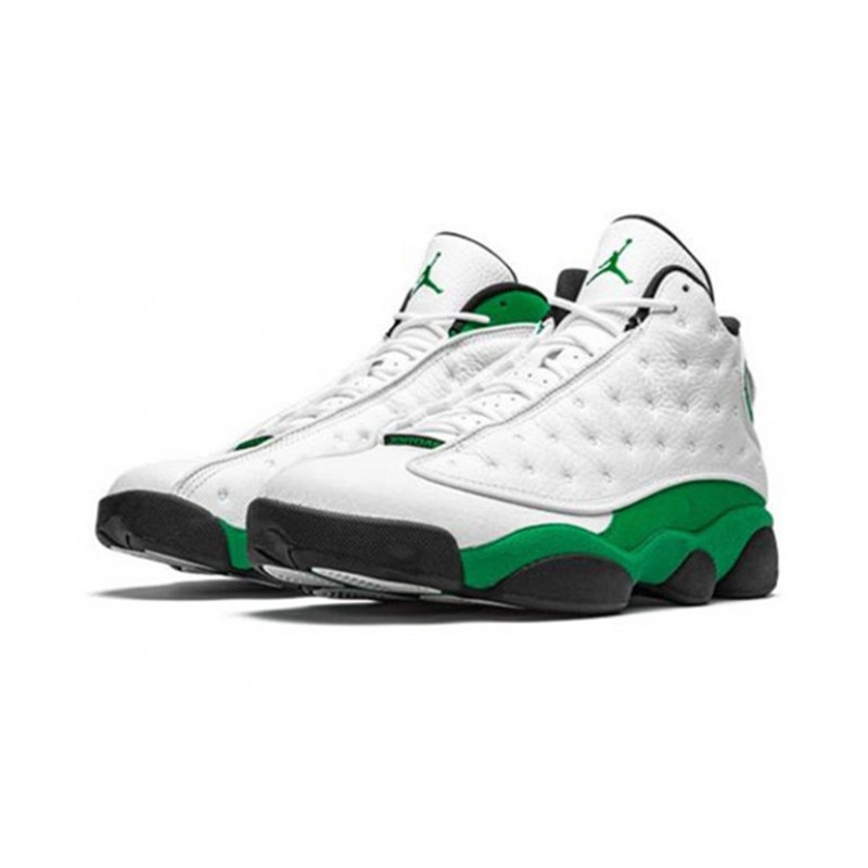 Jordans 13 Lucky Green WHITE DB6537 113 hvid Jordan Sko