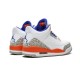 Jordans 3 Knicks WHITE 136064 148 hvid Jordan Sko