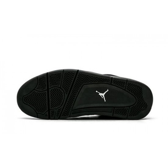 Jordans 4 Black Cat BLACK 308497 002 sort Jordan Sko