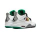 Jordans 4 Rasta &Lucid Green WHITE AQ9129 100 hvid Jordan Sko