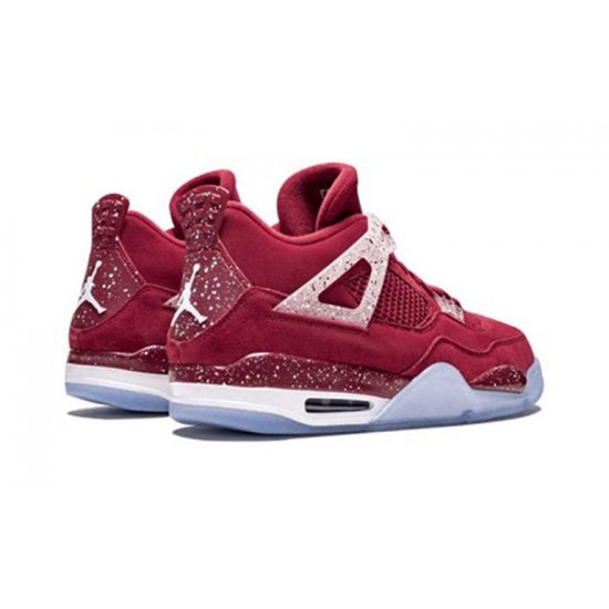 Jordans 4 Retro Oklahoma Sooners TEAM CRIMSON AJ4 904282 Jordan Sko