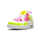 Jordans 4 Retro White Lemon Pink White CV7808 100 hvid Jordan Sko