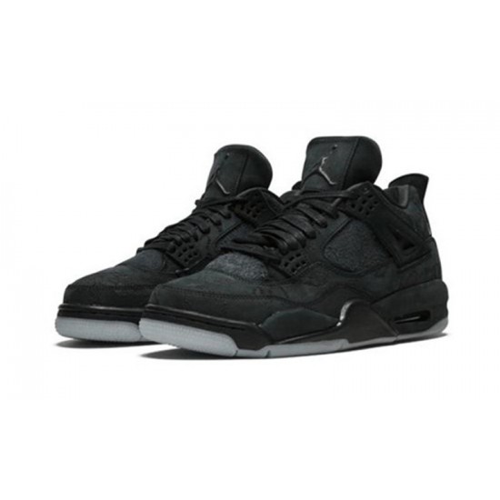 Jordans 4 BLACK 930155 001 sort Jordan Sko