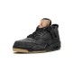 Jordans 4 X Levis BLACK AO2571 001 sort Jordan Sko