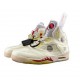 Jordans 5 White Sail CT8480-100 sort Jordan Sko