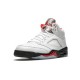 Jordans 5 Fire Red TRUE WHITE DA1911 102 hvid Jordan Sko