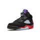 Jordans 5 Grape Fire Red BLACK CZ1786 001 sort Jordan Sko