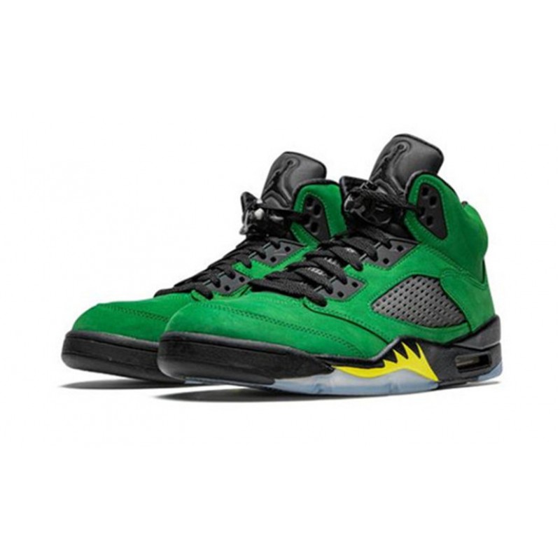 Jordans 5 Oregon APPLE GREEN CK6631 307 grøn Jordan Sko