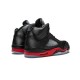 Jordans 5 Satin Bred NOIR 136027 006 Noir Jordan Sko