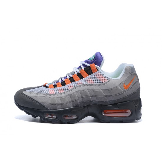 Nike Air Max 95 OG QS Dame/Herre Sortsafety Orangevolt Løbesko 810374-078