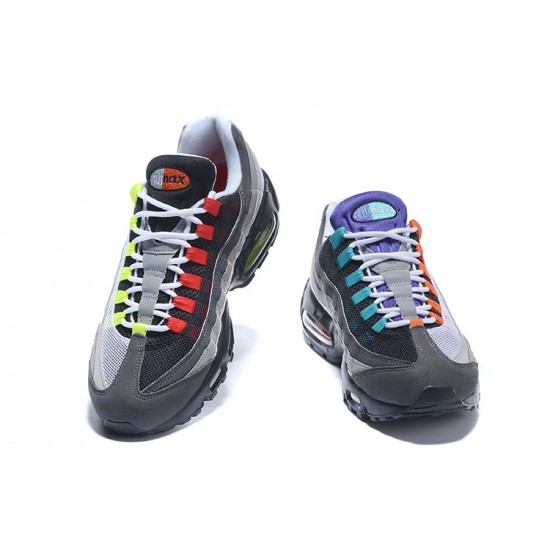 Nike Air Max 95 OG QS Dame/Herre Sortsafety Orangevolt Løbesko 810374-078