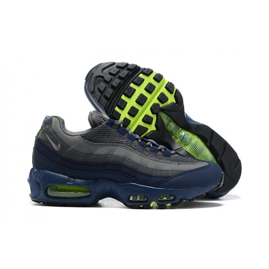 Nike Air Max 95 TT Herre Grå Blå og Sort Sort Løbesko DA1504-400 