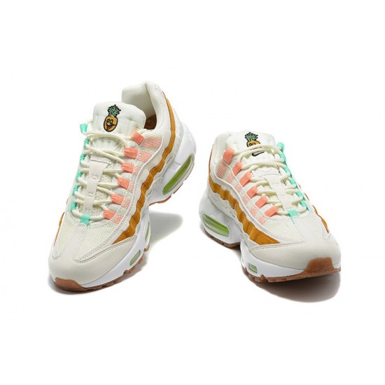 Nike Air Max 95 TT Herre Hvid  Grøn Brun Løbesko CZ0154-100 