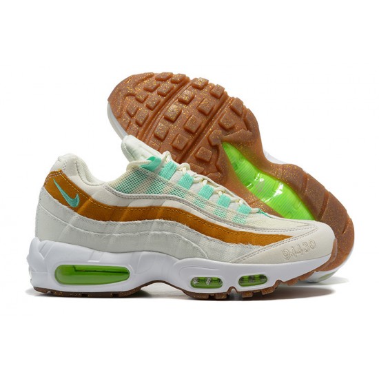 Nike Air Max 95 TT Herre Hvid  Grøn Brun Løbesko CZ0154-100 