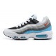 Nike Air Max 95 TT Herre Hvid Rød Sort Løbesko CV6971-100