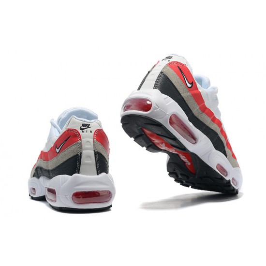 Nike Air Max 95 TT Herre Hvid Rød Løbesko DQ3430-001