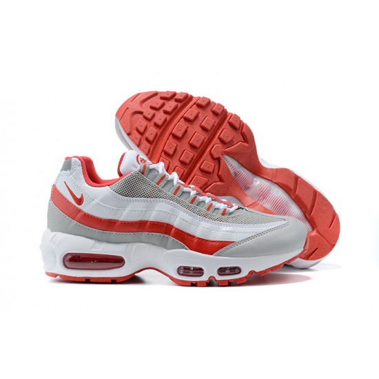 Nike Air Max 95 TT Herre Hvid Rød og Grå Løbesko