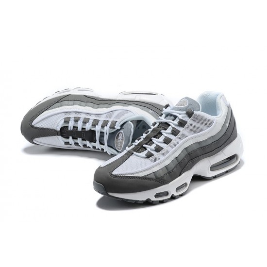 Nike Air Max 95 TT Herre Hvid og Grå Løbesko