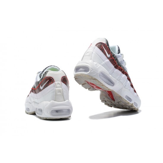 Nike Air Max 95 TT Herre Hvid og Rød Løbesko